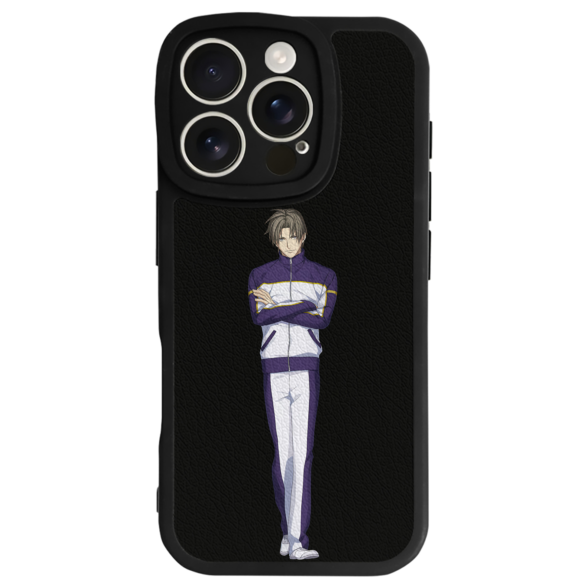 （画像用） 刀剣乱舞 Touken Ranbu 【iPhone 16シリーズ対応】シリコンスマホケース（レザー調） 材質：シリコン